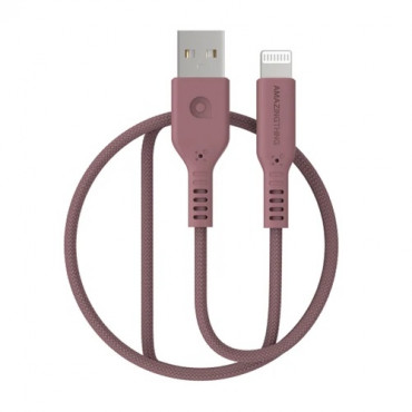 Premium MFI sertifikuotas kabelis USB - Lightning (rausvas, 1.1m)