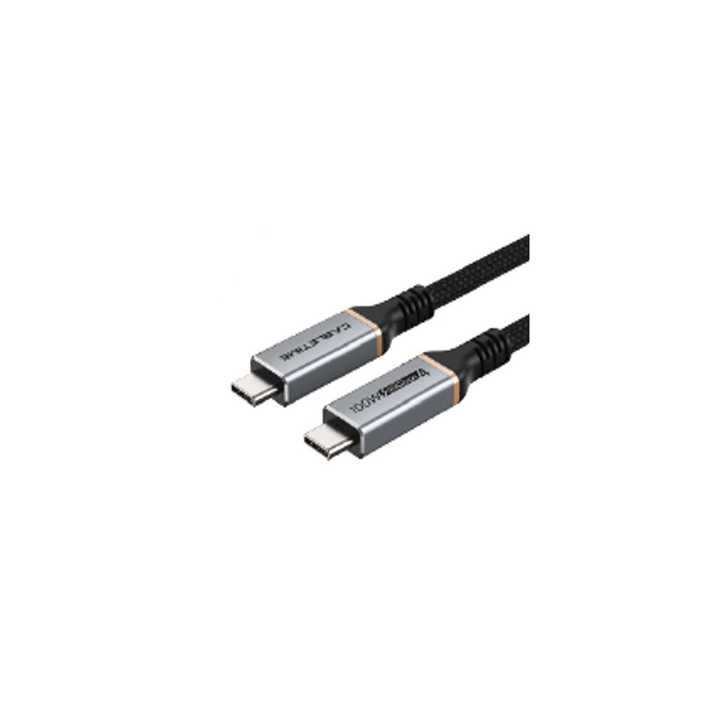 Premium kabelis USB4, USB-C - USB-C, 40Gbps, 100W, 20V/ 5A, 8K/ 60HZ, 1m