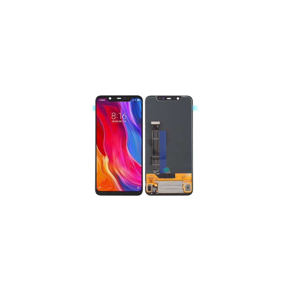 Ekranas LCD Xiaomi Mi 8 (juodas) ORG