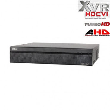 Pentabrid įrašymo įrenginys HDCVI/AHD/TVI/CVBS/IP 16kam. + 8IP, 2MP 15fps (non-realtime)