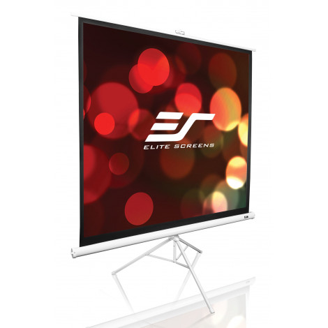 Elite Screens Tripod Series T85NWS1 Diagonal 85 ", 1:1, Viewable screen width (W) 152 cm, White