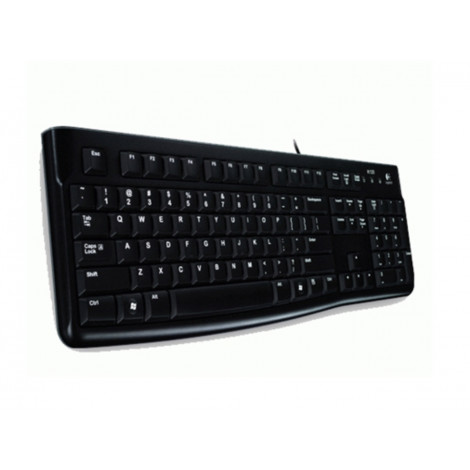 Logitech K120, US Keyboard, Keyboard layout QWERTY, USB Port, 1.5 m, Black, US International, 550 g
