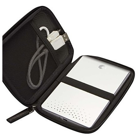 Case Logic Portable Hard Drive Case Black, Molded EVA Foam