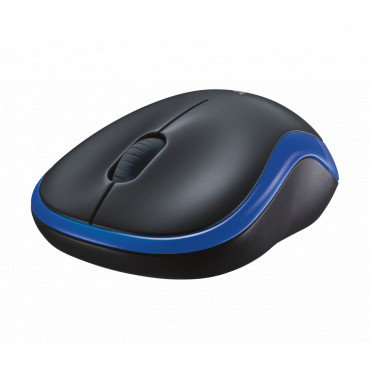 Logitech Mouse M185 Wireless, Blue/ black