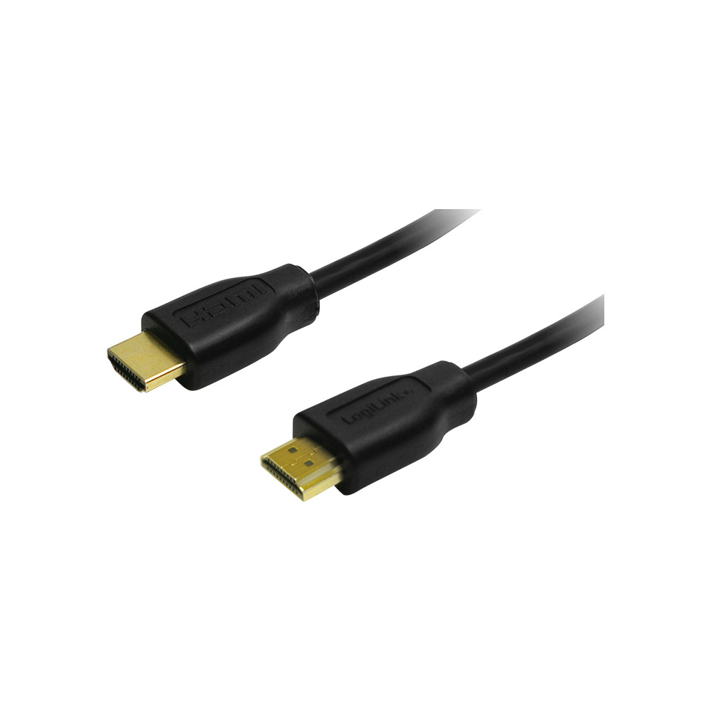 Logilink HDMI A male - HDMI A male, 1.4v 1.5 m, black, connection cable