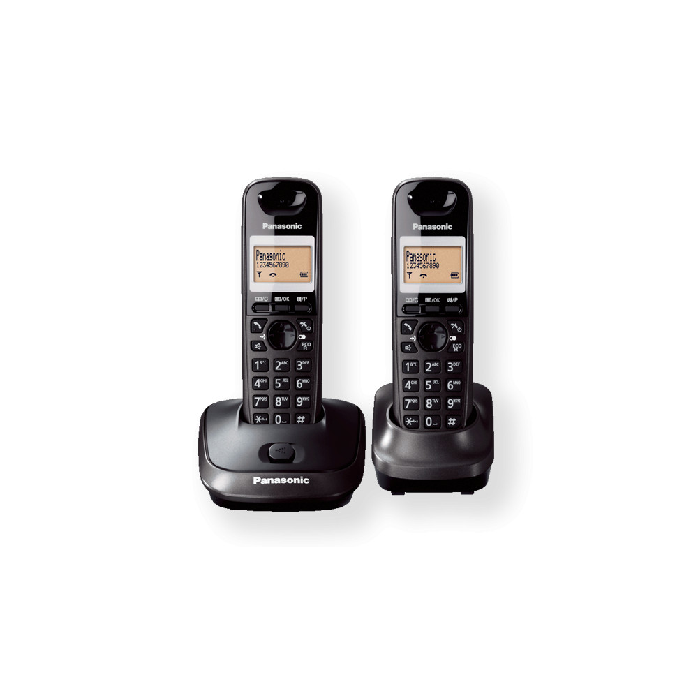 Panasonic Cordless KX-TG2512FXT Black, Caller ID, Wireless connection, Phonebook capacity 50 entries, Conference call, Built-in 