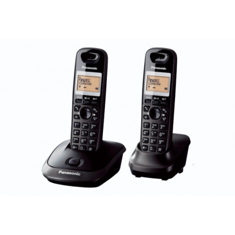 Panasonic Cordless KX-TG2512FXT Black, Caller ID, Wireless connection, Phonebook capacity 50 entries, Conference call, Built-in 