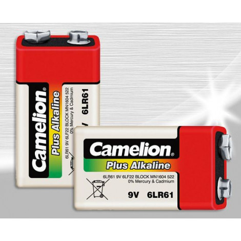 Camelion 9V/6LR61, Plus Alkaline 6LR61, 1 pc(s)