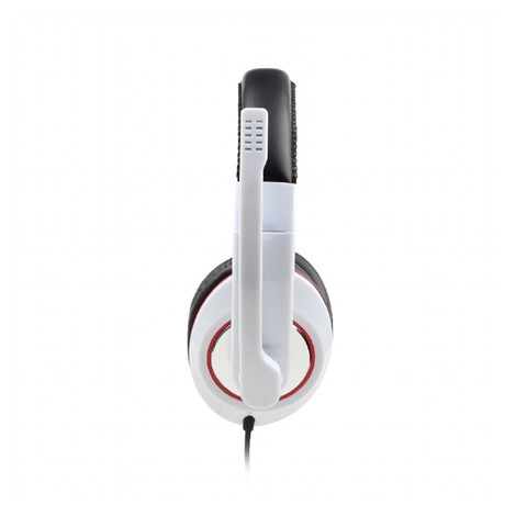 Gembird MHS-001-GW Stereo headset 3.5 mm, Glossy white, Built-in microphone