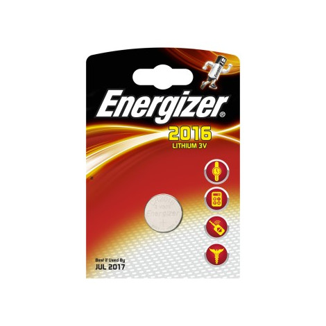 Energizer CR2016, Lithium, 1 pc(s)