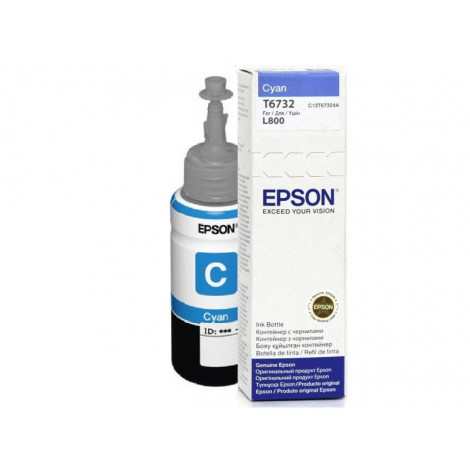 Epson T6732 Ink bottle 70ml Ink Cartridge, Cyan