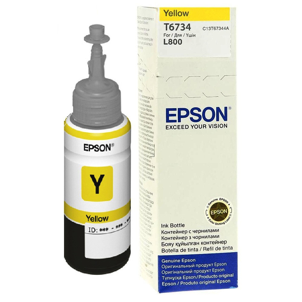 Epson T6734 Ink bottle 70ml Ink Cartridge, Yellow