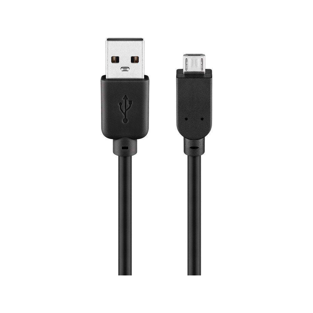 Goobay USB 2.0 Hi-Speed cabel 93918 1 m, USB 2.0 micro male (type B), USB 2.0 male (type A)