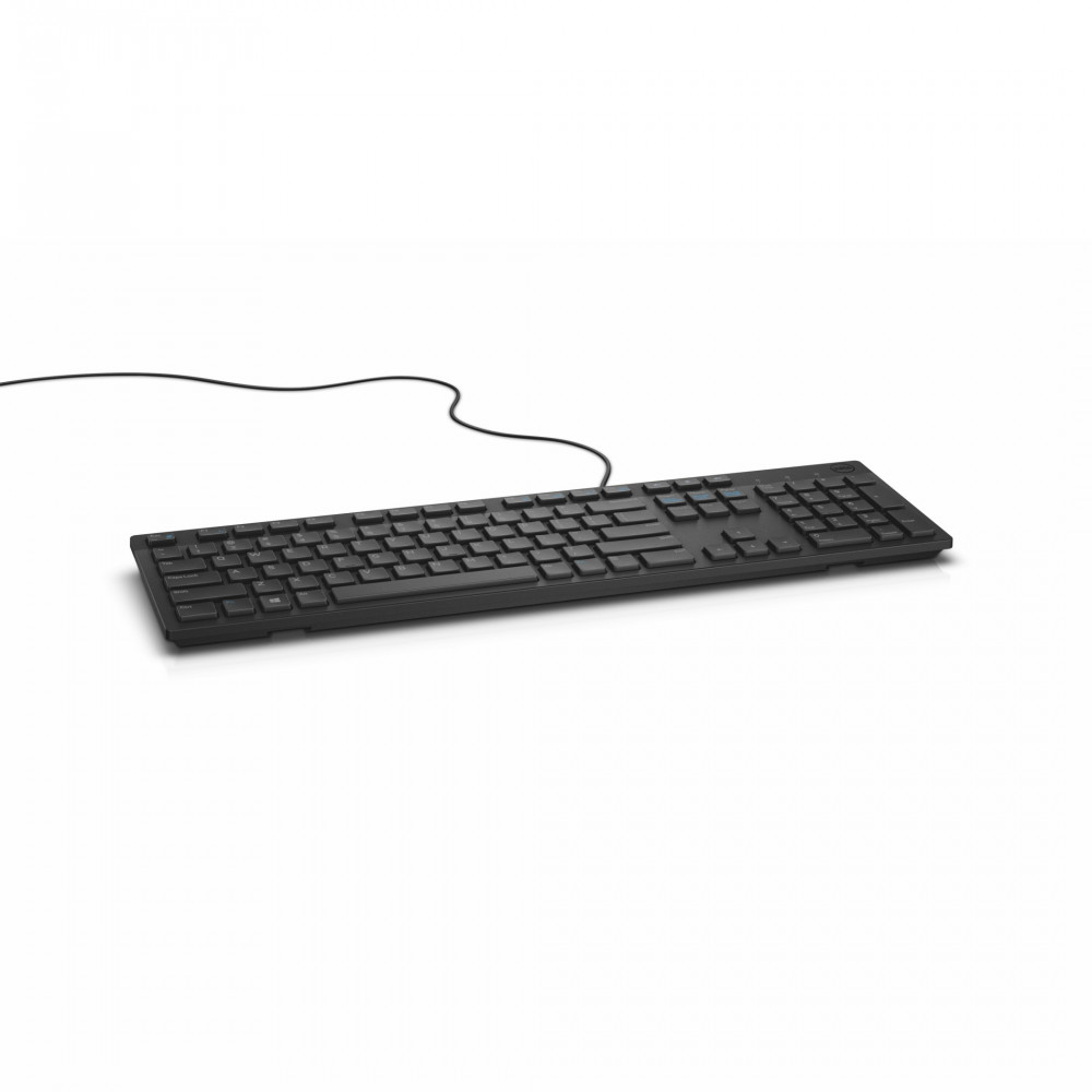 Dell KB216 Standard, Wired, Keyboard layout Russian, Black, Russian, N