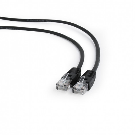 Cablexpert PP12-2M cable 2 m, Black, RJ-45, RJ-45