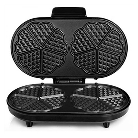 Tristar Waffle maker WF-2120 1200 W, Number of pastry 10, Heart shaped, Black