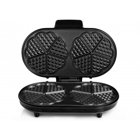 Tristar Waffle maker WF-2120 1200 W, Number of pastry 10, Heart shaped, Black