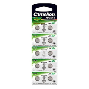 Camelion AG4/LR66/LR626/377, Alkaline Buttoncell, 10 pc(s)