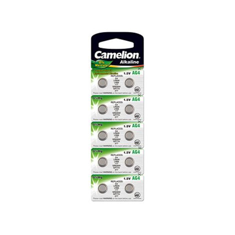 Camelion AG4/LR66/LR626/377, Alkaline Buttoncell, 10 pc(s)