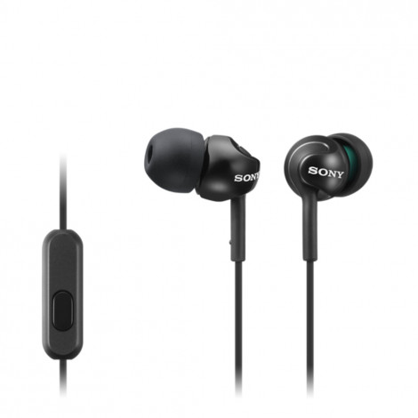 Sony In-ear Headphones EX series, Black Sony MDR-EX110AP In-ear, Black