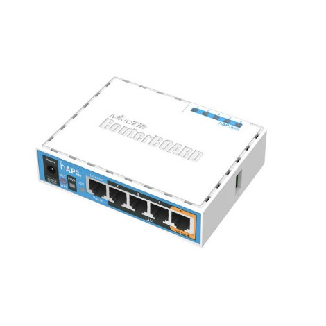 MikroTik RB952Ui-5ac2nD hAP ac lite 802.11ac, 2.4/5.0, 10/100 Mbit/s, Ethernet LAN (RJ-45) ports 5, MU-MiMO Yes, PoE in/out