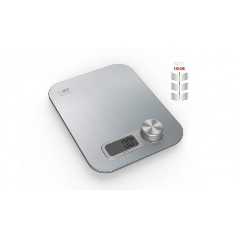 Caso Design kitchen scale Maximum weight (capacity) 5 kg, Graduation 1 g, Display type Digital, Stainless Steel