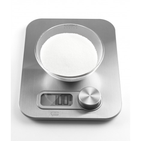 Caso Design kitchen scale Maximum weight (capacity) 5 kg, Graduation 1 g, Display type Digital, Stainless Steel