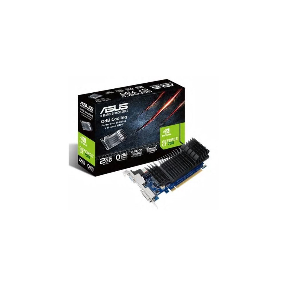 Asus GF GT730-SL-2GD5-BRK NVIDIA, 2 GB, GeForce GT 730, GDDR5, Memory clock speed 5010 MHz, PCI Express 2.0, HDMI ports quantity