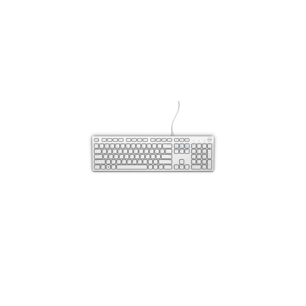 Dell KB216 Multimedia, Wired, Keyboard layout EN, USB, White, English,