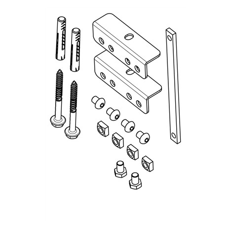 Vogels PFA 9126 Bracket kit for PFB 34xx, Silver