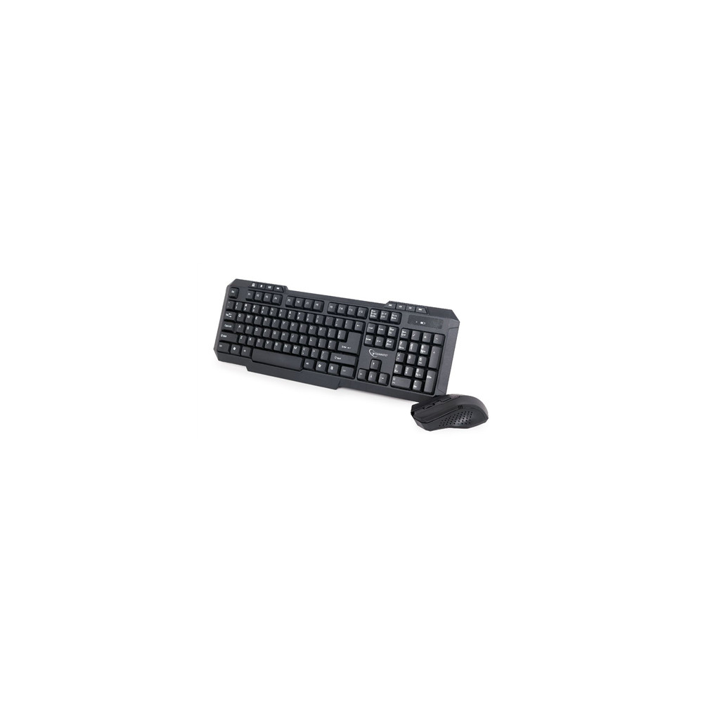 Gembird Desktop Set KBS-WM-02 Wireless, Wireless, Keyboard layout US, US, Mouse included, Numeric keypad, 450 g, Bluetooth, No, 