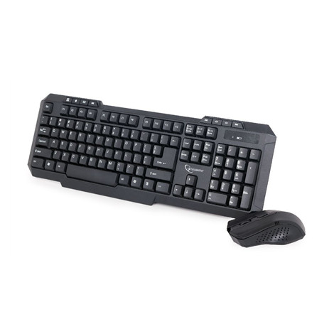 Gembird Desktop Set KBS-WM-02 Wireless, Wireless, Keyboard layout US, US, Mouse included, Numeric keypad, 450 g, Bluetooth, No, 