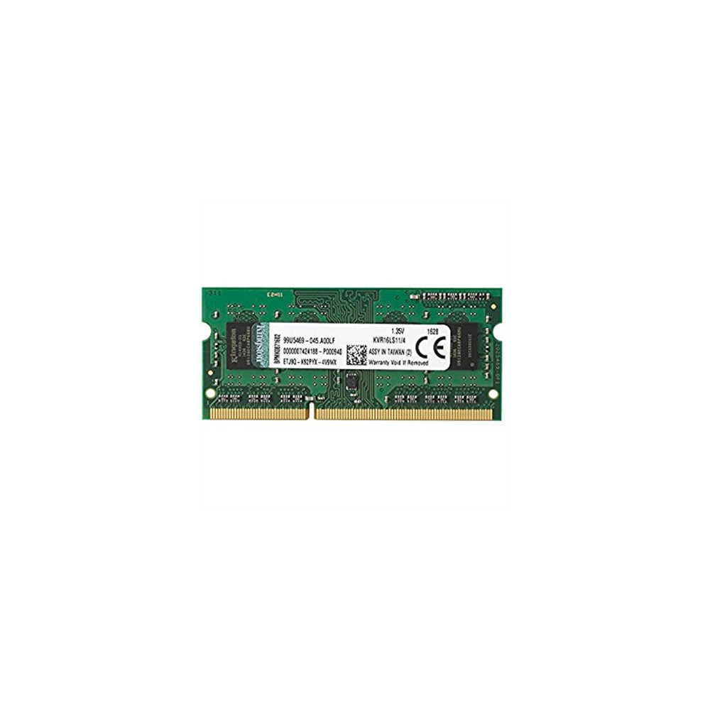 Kingston 4 GB, DDR3, 1600 MHz, Notebook, Registered No, ECC No