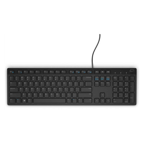 Dell KB216 Multimedia, Wired, Keyboard layout EN, English, Black, Numeric keypad