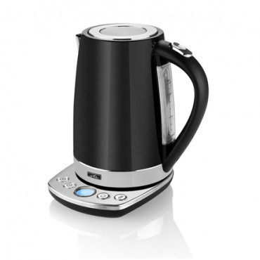 ETA Kettle ETA158790000 With electronic control, Stainless steel, Black, 2200 W, 360 rotational base, 1.7 L