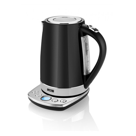 ETA Kettle ETA158790000 With electronic control, Stainless steel, Black, 2200 W, 360 rotational base, 1.7 L