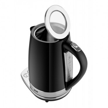 ETA Kettle ETA158790000 With electronic control, Stainless steel, Black, 2200 W, 360 rotational base, 1.7 L