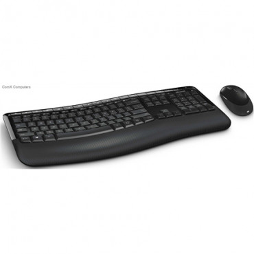 Microsoft Comfort Keyboard 5050 PP4-00019 Keyboard and mouse, Wireless, Keyboard layout EN, USB, Black, No, Wireless connection 
