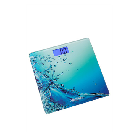 Mesko Bathroom scales MS 8156 Maximum weight (capacity) 150 kg, Accuracy 100 g, Multiple user(s), Blue