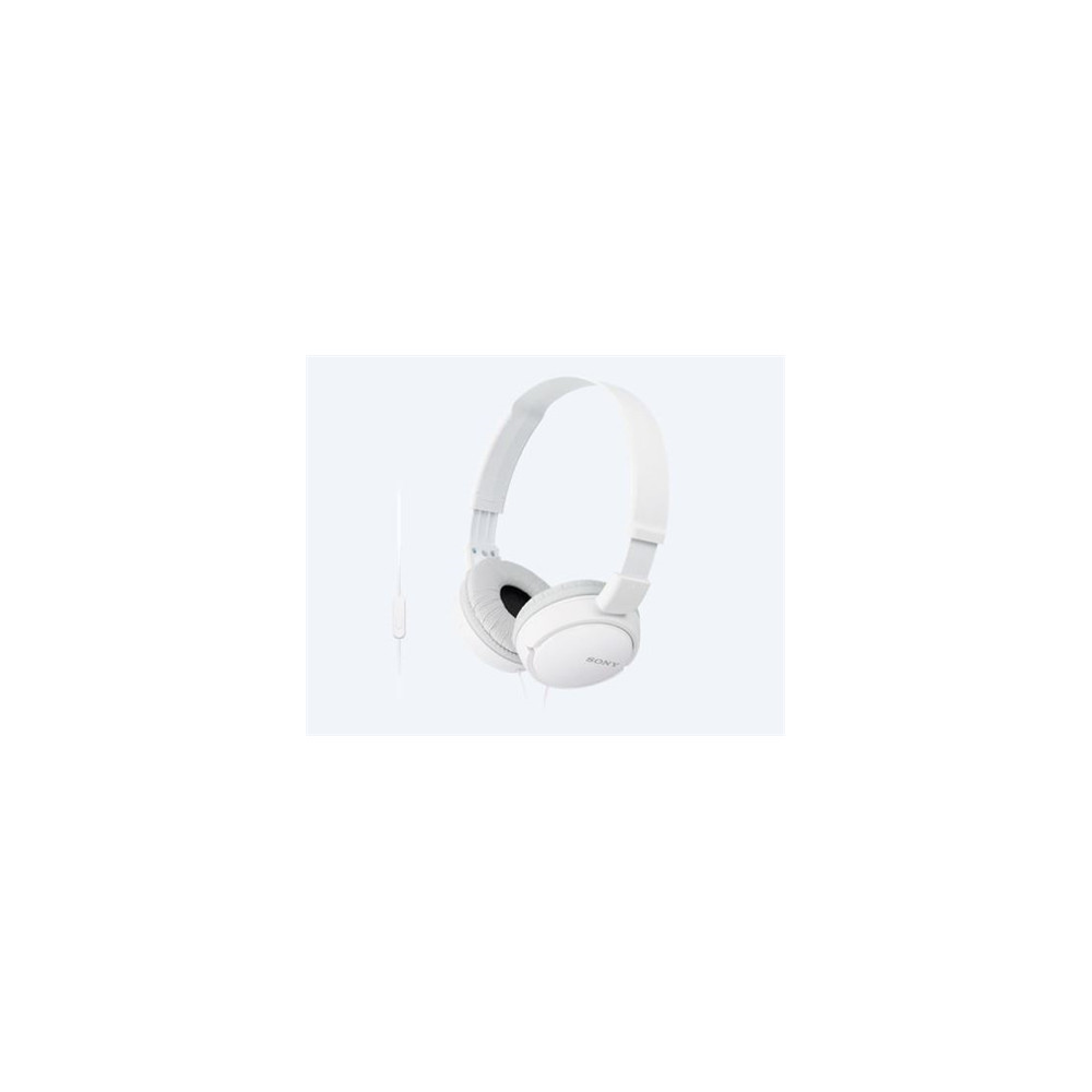 Sony MDR-ZX110APW.CE7 Headband/On-Ear, Microphone, White