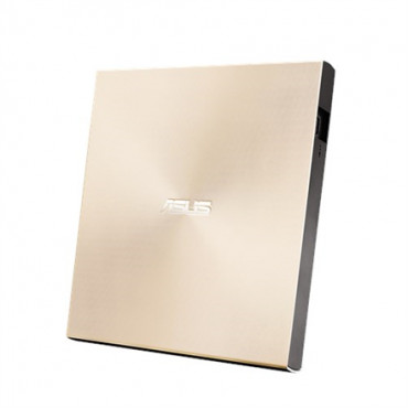 Asus ZenDrive U9M Interface USB 2.0, DVD RW, CD read speed 24 x, CD write speed 24 x, Gold