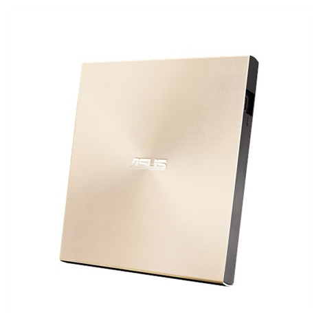 Asus ZenDrive U9M Interface USB 2.0, DVD RW, CD read speed 24 x, CD write speed 24 x, Gold