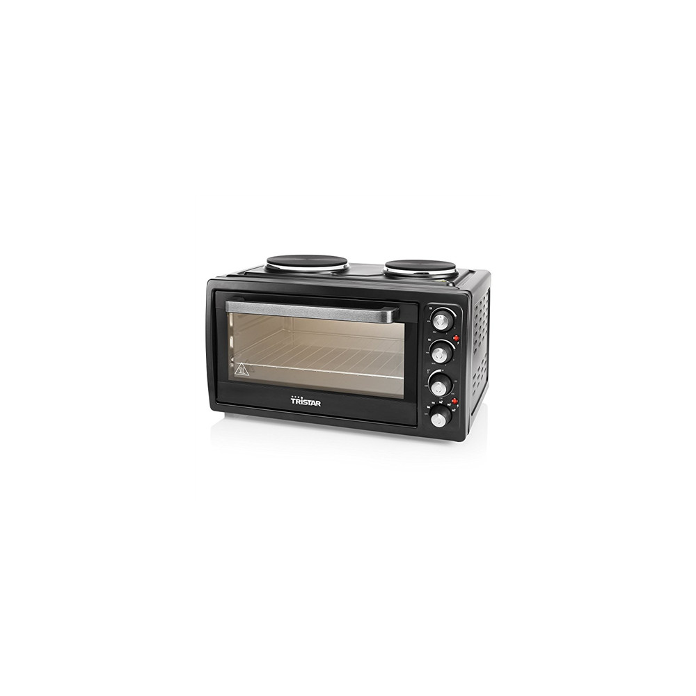 Tristar Electric mini oven OV-1443 Integrated timer, 38 L, Table top, 3100 W, Black, Rotary knobs