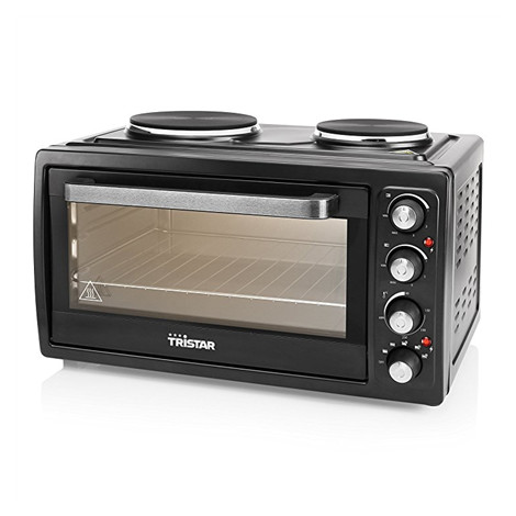 Tristar Electric mini oven OV-1443 Integrated timer, 38 L, Table top, 3100 W, Black, Rotary knobs