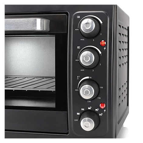 Tristar Electric mini oven OV-1443 Integrated timer, 38 L, Table top, 3100 W, Black, Rotary knobs