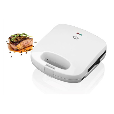 ETA Sandwich maker Tampo ETA415690000 700 W, Number of plates 3, Number of pastry 2, White