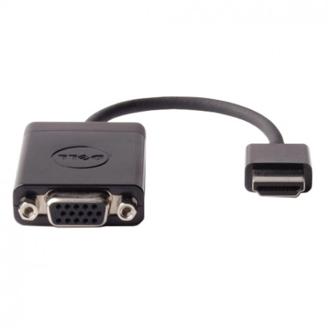 Dell Adapter HDMI to VGA 470-ABZX Black, HDMI - Male