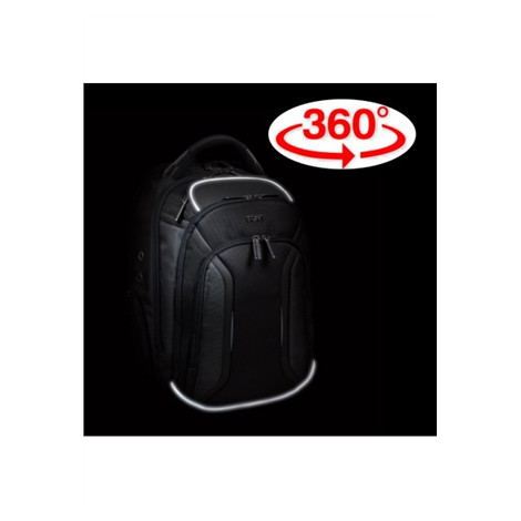 Port Designs Melbourne Fits up to size 15.6 ", Black, Shoulder strap, Waterproof cover, Backpack