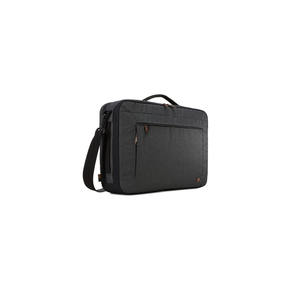 Case Logic Era Hybrid Briefcase Fits up to size 15.6 ", Obsidian, Shoulder strap, Messenger - Briefcase/Backpack
