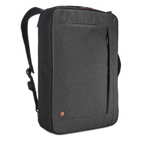 Case Logic Era Hybrid Briefcase Fits up to size 15.6 ", Obsidian, Shoulder strap, Messenger - Briefcase/Backpack